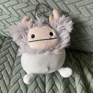 4" Evita with reindeer headband Squishmallow Ornament